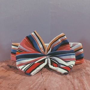 Handmade STRIPED COLORFUL HEADBAND